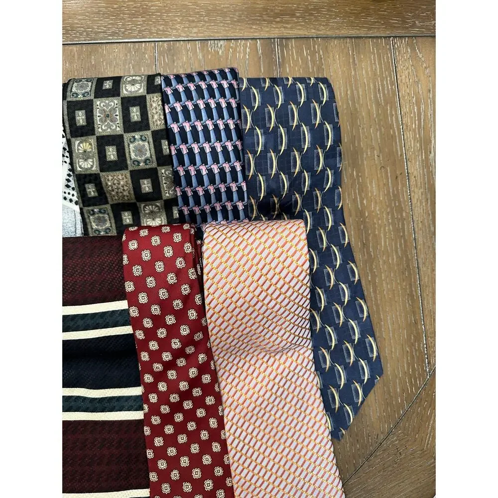 EUC LOT x 14 Asst. Colors/Prints & Designers Men's Neck Ties Great Starter Set!